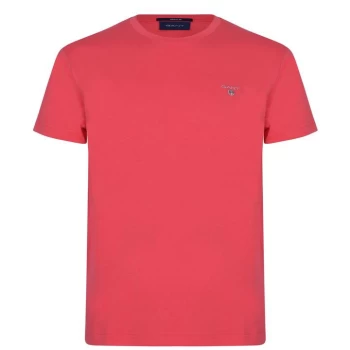 Gant Crew Logo T Shirt - Pink 622