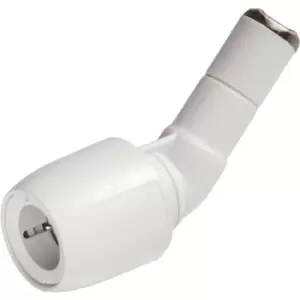 Hep2O Obtuse Bend 135º Single Socket 22mm in White Plastic