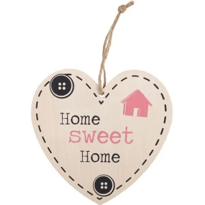 Home Sweet Home Hanging Heart Sign