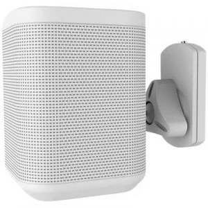 NewStar NM-WS130WHITE Speaker wall mount Swivelling/tiltable, Swivelling Distance to wall (max.): 10cm White