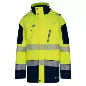Click Workwear Deltic Hi-vis Jacket Two-tone SY N XL