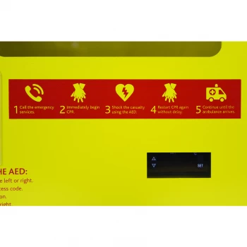 Aed Outdoor Heated Steel Cabinet - With Mechanical Lock