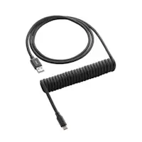 CableMod Classic Coiled Keyboard Cable USB A to USB Type C 150cm - Midnight Black