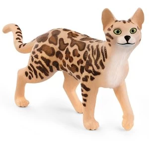 SCHLEICH Farm World Bengal Cat Toy Figure
