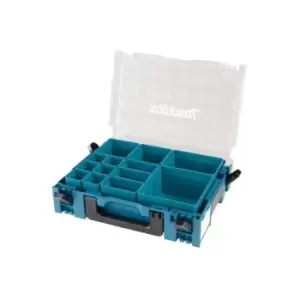 Makita 191X80-2 MAPAC Clear Lid Stackable Organiser Case With Inserts