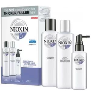 Nioxin SYS5 Care System Trial Kit for Chemically Treated Hair with Light Thinning Small