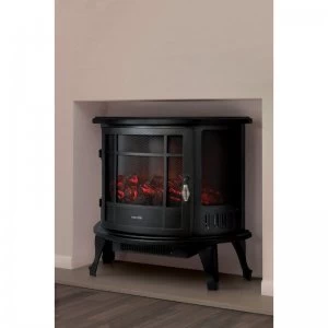 Warmlite 1800W Curved Electric Stove Fire