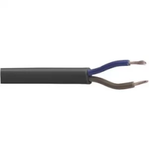 LAPP 1601338 Flexible cable H03VVH2-F 2 x 0.75 mm² Black 10 m