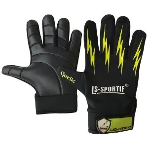 LS Sportif Lightning Gloves Black/Lime - Large
