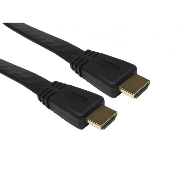 Cables Direct 3m Flat HDMI 1.4 High Speed with Ethernet Cable