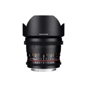 Samyang 10mm T3.1 VDSLR ED AS NCS CS II Lens for Sony E Mount - Black