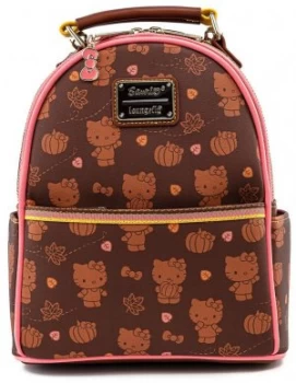 Hello Kitty Loungefly - Pumpkin Spice Mini backpacks multicolour