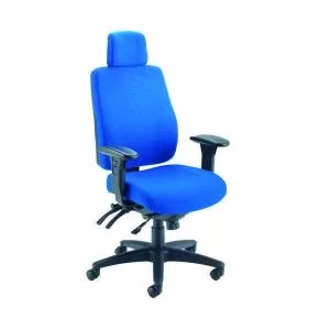 First Avior Elbrus High Back Operator Chair 650x678x678mm Blue KF73874