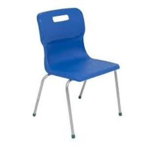 4 Leg Chair 430mm Blue KF72190