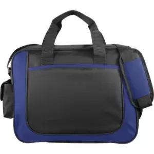 Bullet The Dolphin Business Briefcase (38.1 x 7 x 29.2cm) (Solid Black/Royal Blue)