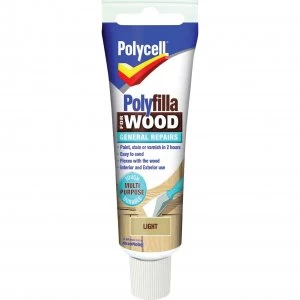Polycell Polyfilla for Wood General Repairs Light 75g