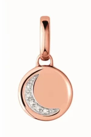 Links Of London Jewellery Protection Keepsakes Diamond Crescent Moon Disc Charm JEWEL 5030.2368