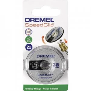 Dremel 2615S541JA 2-pack Dremel Speedclic grinding Diameter 38 mm