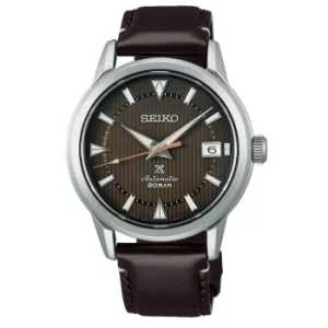 PRE-ORDER Seiko Prospex Forest Brown Alpinist Automatic Brown Dial Brown Leather Strap Mens Watch SPB251J1 (Available from Janauary 2022)