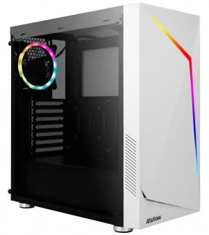 Antec NX300 White Tempered Glass ARGB Mid Tower PC Gaming Case