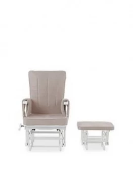 Obaby Deluxe Reclining Glider Chair And Stool
