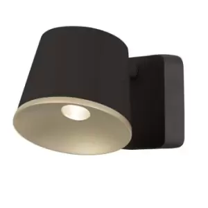 Drone LED 1 Light Indoor Dome Wall / Ceiling Light Brown, Gold