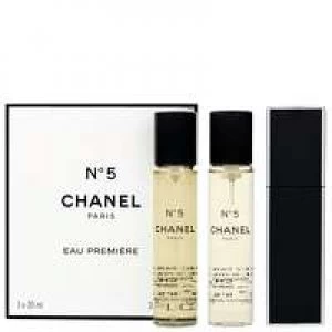 Chanel No. 5 Eau Premiere Refillable Purse Spray 20ml and 2 x 20ml Refills
