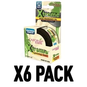Lightening Linen Pack Of 6 California Scents Xtreme Cannister