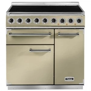Falcon F900DXEICRB 81830 90cm Deluxe Induction Range Cooker - Cream