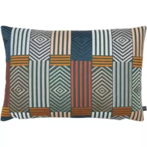 Blake Geometric Cushion Autumn, Autumn / 40 x 60cm / Polyester Filled