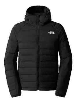 The North Face Belleview Stretch Down Hooded Jacket - Black, Size XL, Men