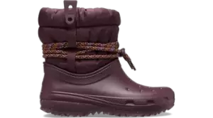 Crocs Classic Neo Puff Luxe Boot Boots Women Dark Cherry 4