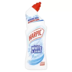 Harpic White and Shine Bleach with Baking Soda 750ml - wilko