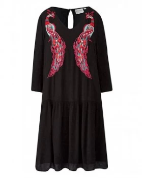 Junarose Embroidered Smock Dress