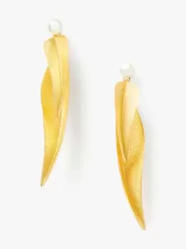 Kate Spade Palmer Statement Earrings, Gold, One Size