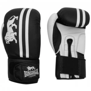 Lonsdale Club Sparring Gloves - Black/White