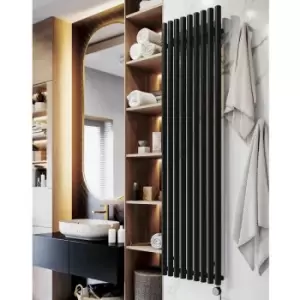 Terma - Rolo Room e Vertical Single Panel Electric Radiator Black 1800 x 480mm - Black