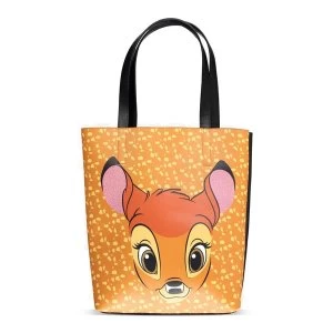 DISNEY Bambi Face Shopper Bag - Brown
