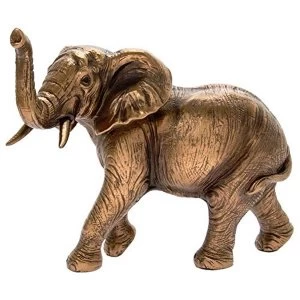 Reflections Bronzed African Elephant Figurine By Lesser & Pavey