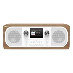 Evoke C F6 All-in-One DABFMInternet Radio with CD Bluetooth in Walnut