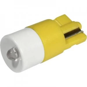 LED bulb W2.1x9.5d Yellow 24 Vdc 24 V AC 280 mcd CML