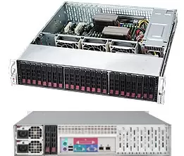 Supermicro CSE-216BE2C-R920LPB Server barebone Rack (2U) Black, Silver
