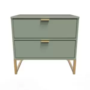 Welcome Furniture Copenhagagen Double 2 Drawer Locker (diego) - Reed Green