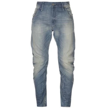 G Star Arc 3D Loose Tapered Jeans Mens - lt aged t.p.