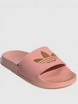 adidas Adilette Lite Slides - Pink, Size 7, Women