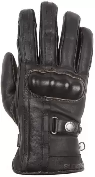 Helstons Burton Motorcycle Gloves, black-brown, Size 3XL, black-brown, Size 3XL