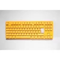 Ducky One 3 Yellow TKL USB Mechanical RGB Gaming Keyboard UK Layout Cherry Silver