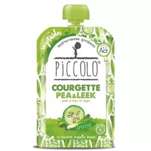 Piccolo Organic Courgette, Pea, Leek 100g (100% Veg) 4m+