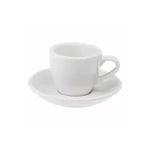 Loveramics - Espresso cup with a saucer Egg White, 80 ml