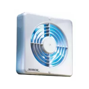 Manrose 150mm (6) Axial Extractor Fan with Humidity Control & Pullcord
